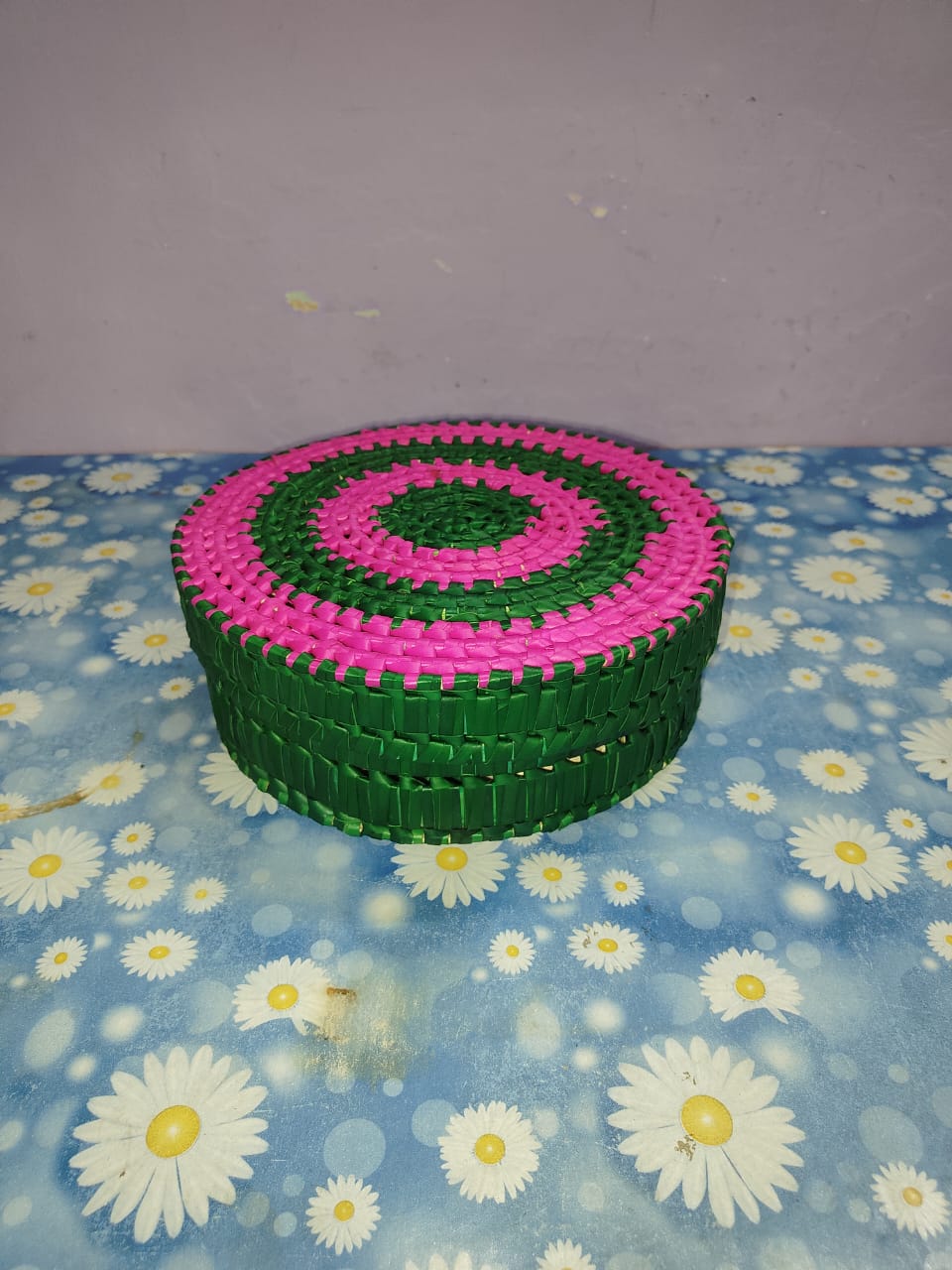 Handmade Palm Leaves Spice Box