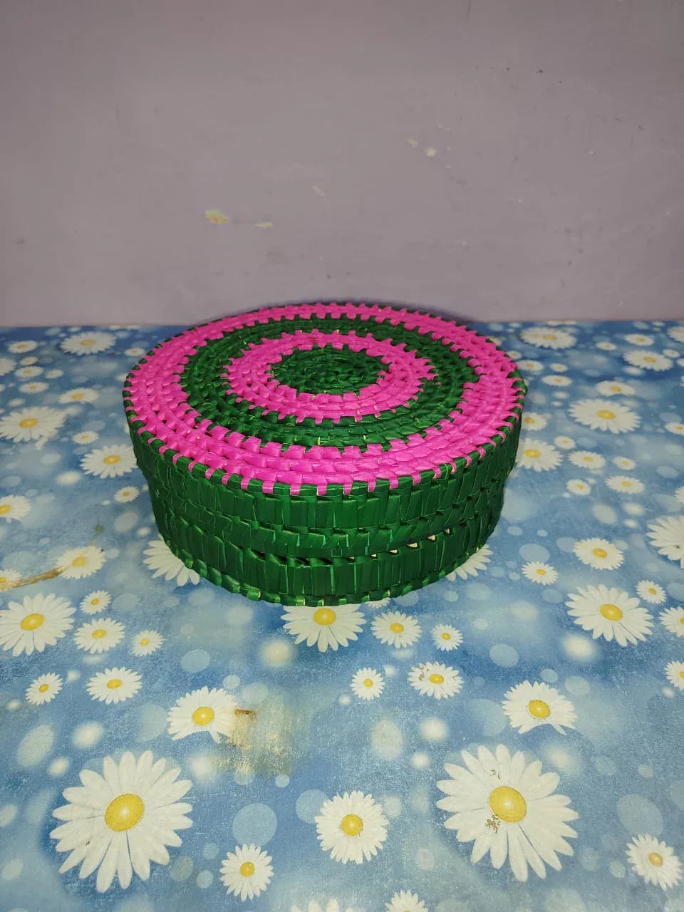 Handmade Palm Leaves Spice Box