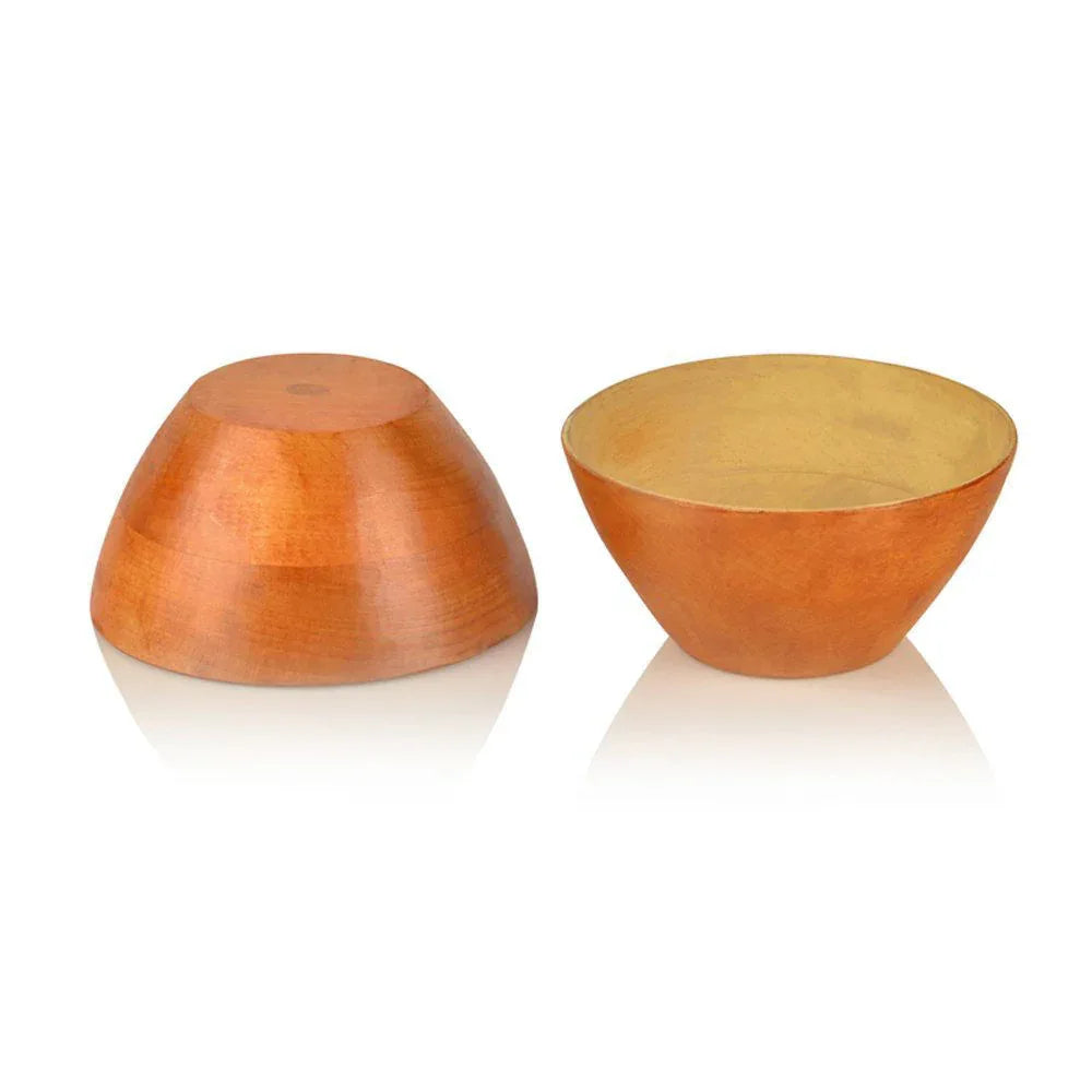 Wooden Bowl Set With Wooden Tray - ArtyCraftz.com