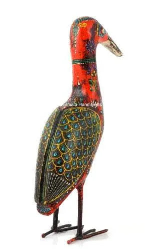 Wooden Craft Saras Crane Decorative Showpiece - ArtyCraftz.com