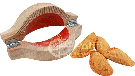 Wooden Kitchen Mould for Garijelu|Kajjikayalu and Gavvalu Sweet Maker Board - ArtyCraftz.com