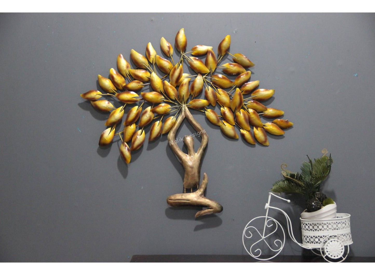 Yoga Antique Wall Tree Decor 100% Rust Free & With an ideal Finishing - ArtyCraftz.com