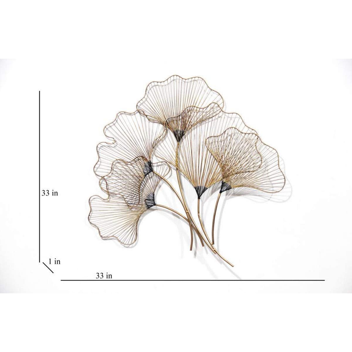 Zingo Metal Leaf Wall Decor For your Home