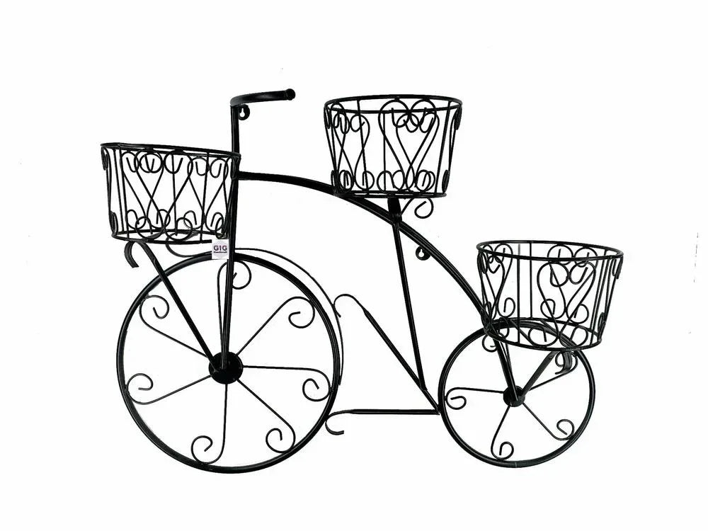 Metal Wall Mounted Cycle Style Plant Stand-ArtyCraftz.com
