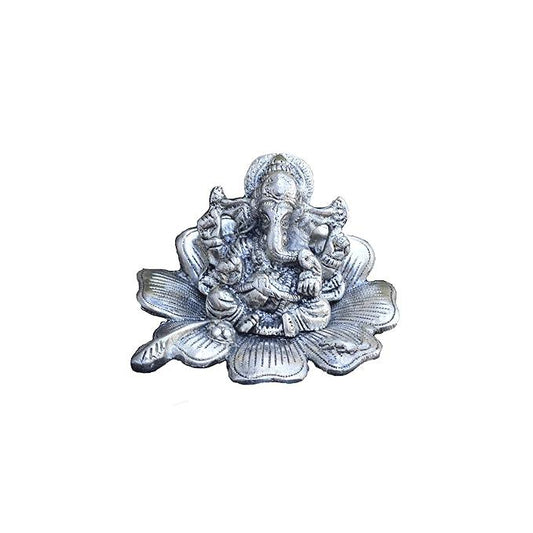 Aluminium Ganesha Showpiece - ArtyCraftz