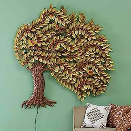Decorative Tree Wall Hanging with LED Lighting