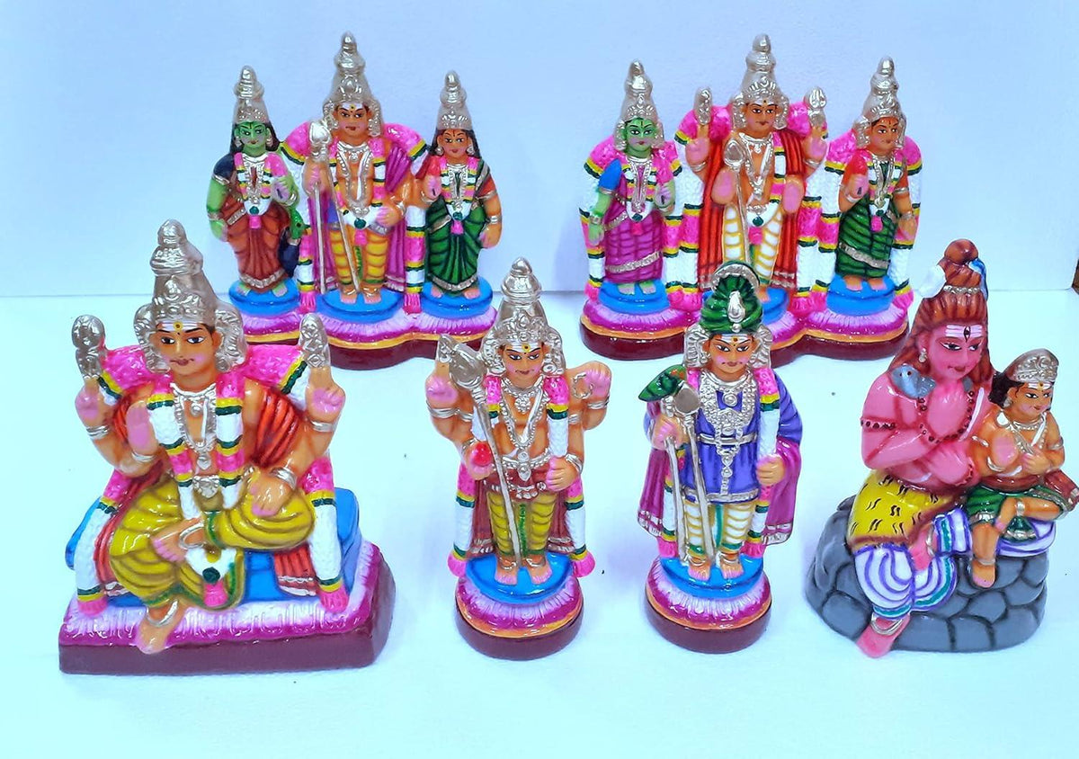 arupadai veedu murugan golu doll set
