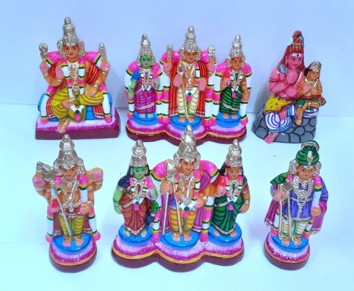 arupadai veedu murugan golu doll set