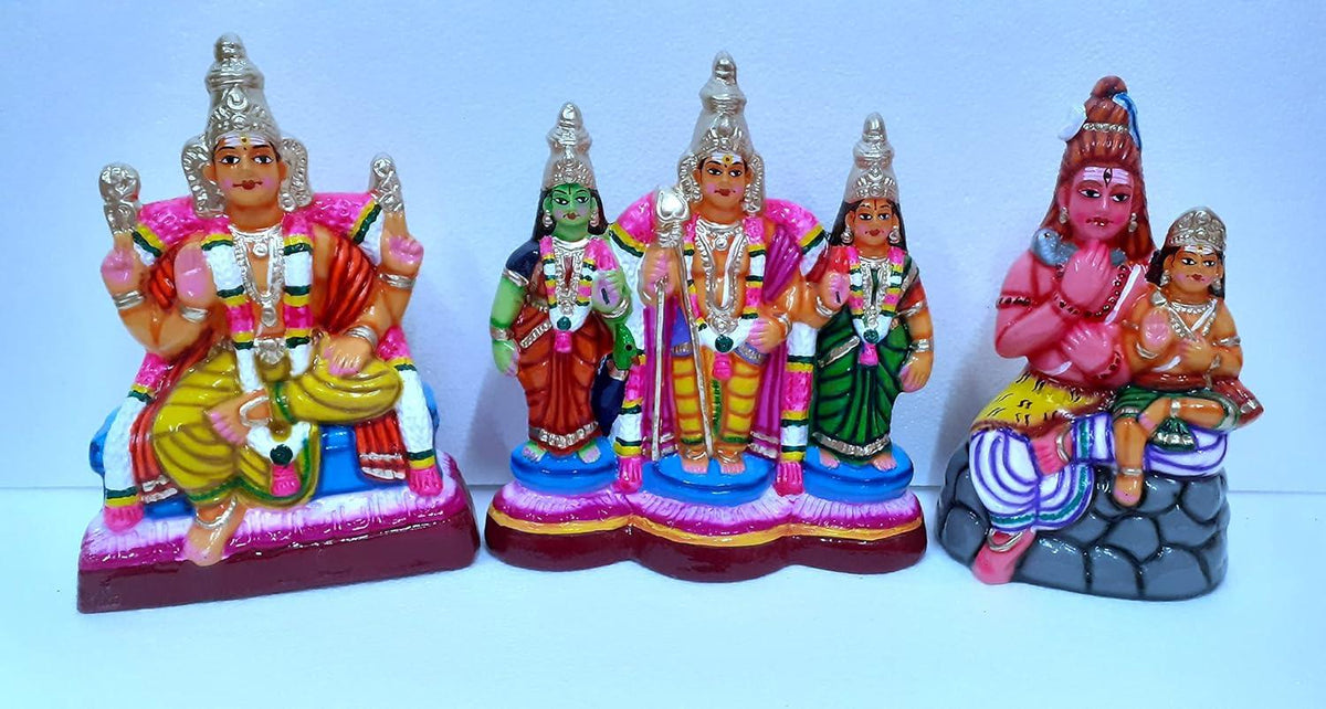 arupadai veedu murugan golu doll set