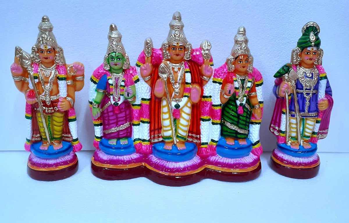 arupadai veedu murugan golu doll set
