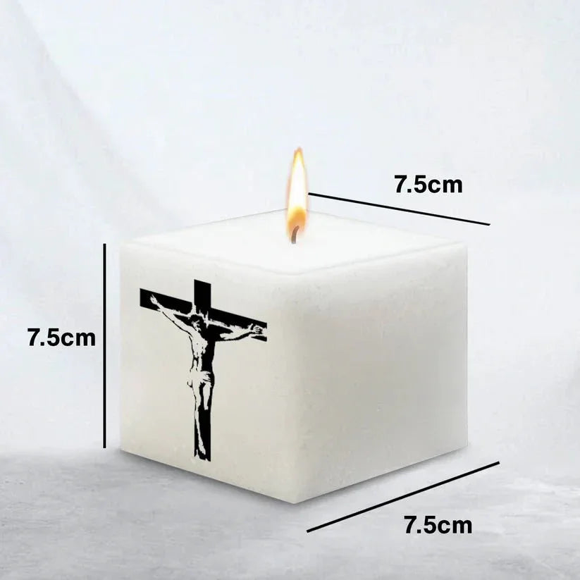 Aura Decor Unscented Jesus Christ Candle - ArtyCraftz