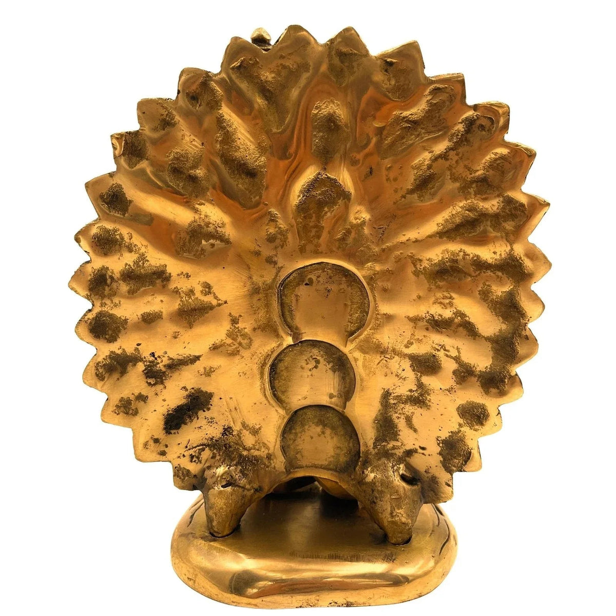 Brass Balamurugan with Peacock Statue - ArtyCraftz
