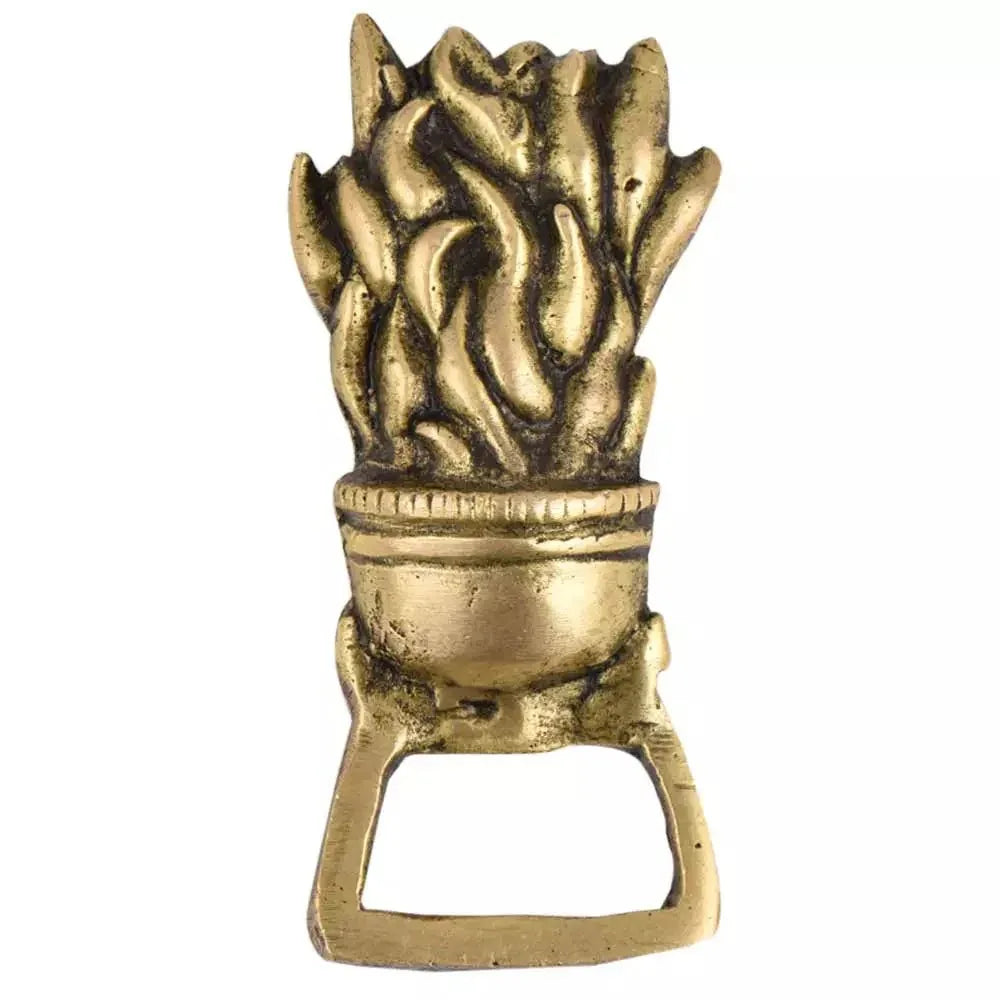 Brass Fire Torch Bottle Opener - ArtyCraftz