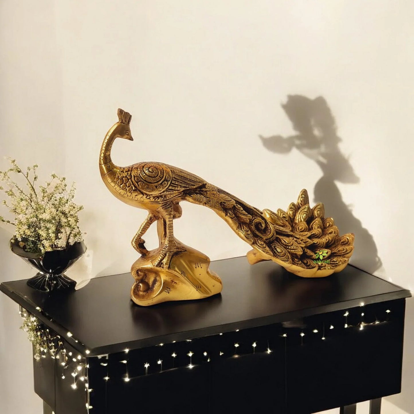 Brass Peacock Showpiece - ArtyCraftz