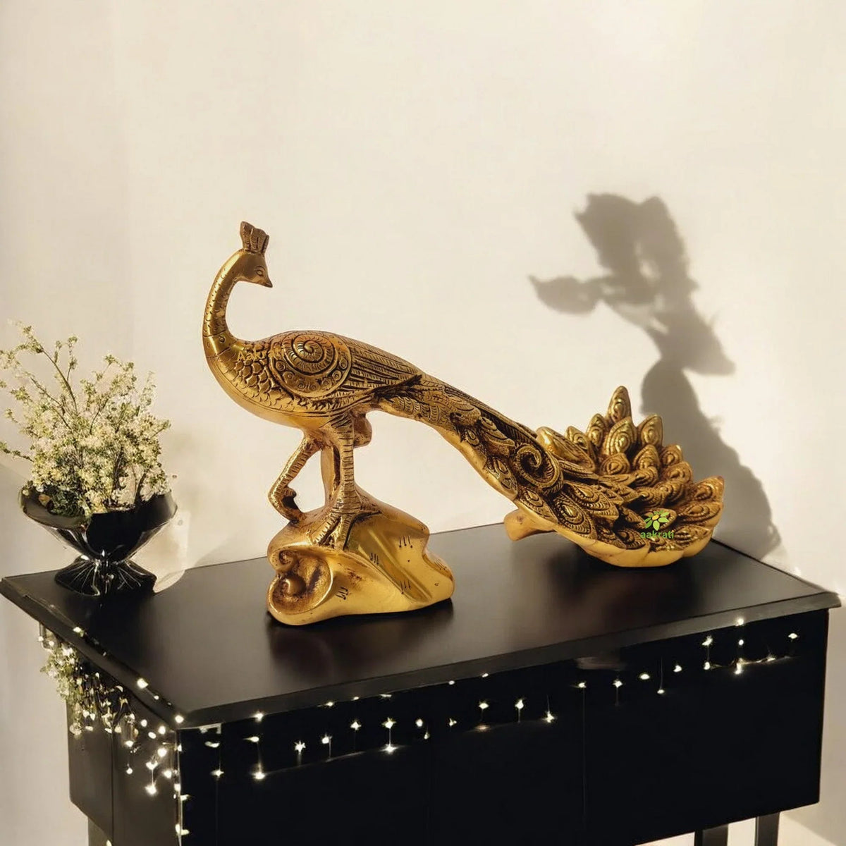 Brass Peacock Showpiece - ArtyCraftz