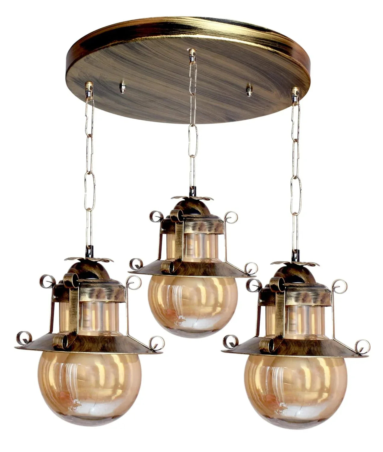 Bronze Finish Indoor Vintage Pendant Hanging Lamp - ArtyCraftz