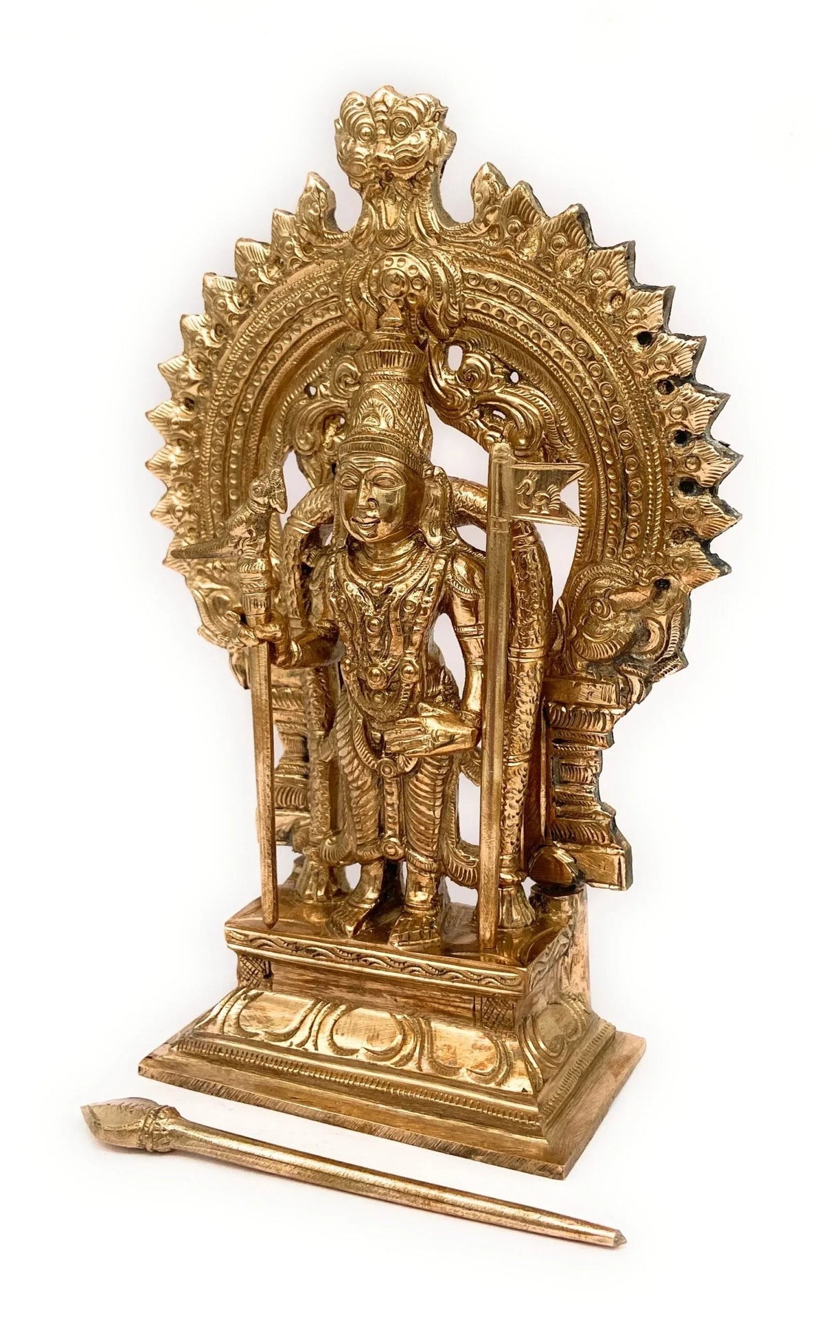 Bronze Palani Raja Murugan Statue - ArtyCraftz