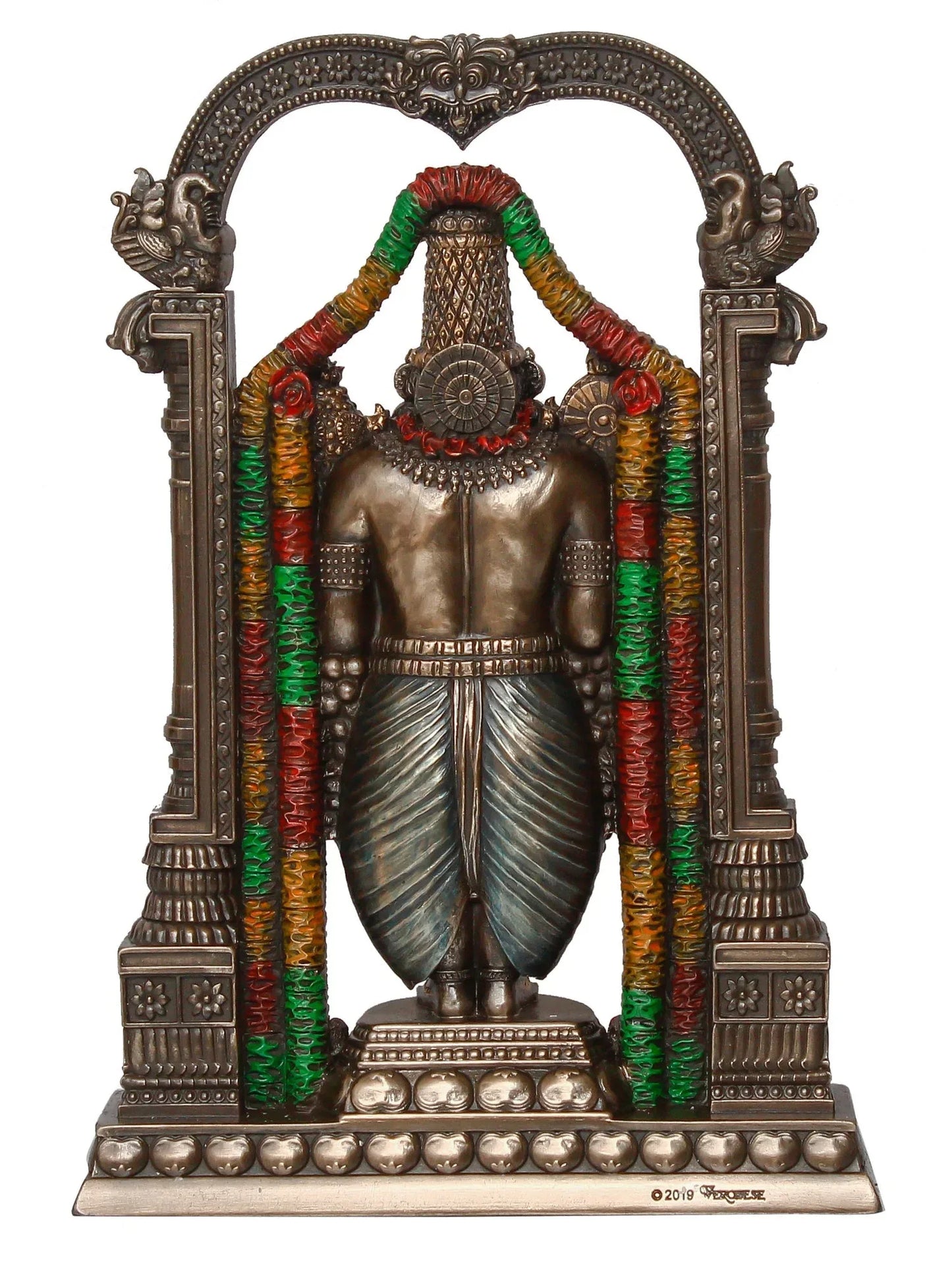 Brown Polyresin Lord Tirupati Balaji Idol - ArtyCraftz