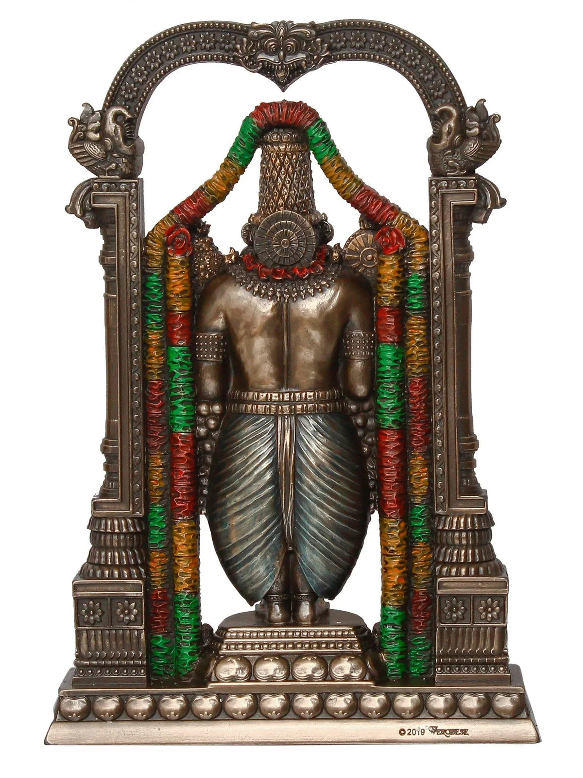 Brown Polyresin Lord Tirupati Balaji Idol - ArtyCraftz