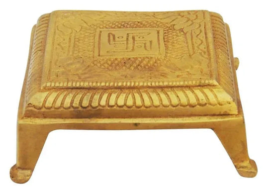 Brass Om Chowki