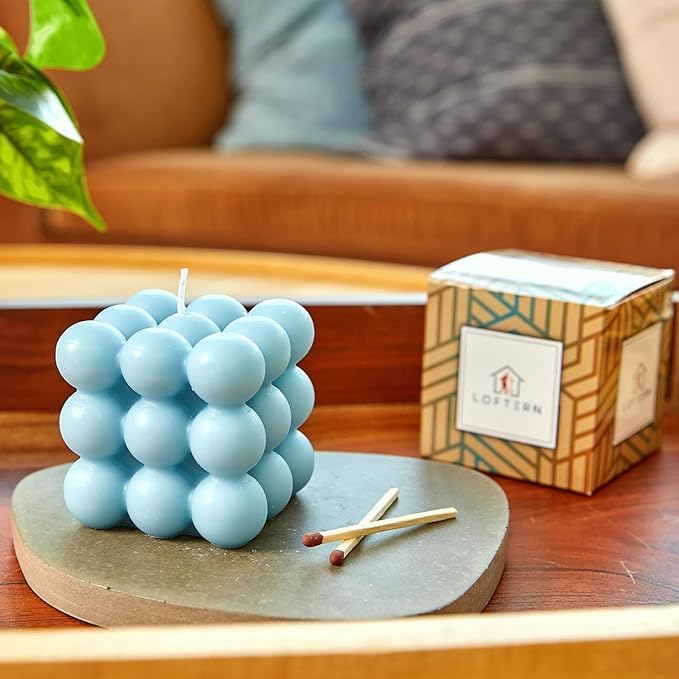 Bubble Design Scented Candle - ArtyCraftz