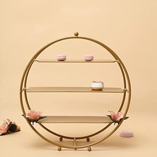 Classic Gold Metal 3 Tiered Cupcake Stand - ArtyCraftz