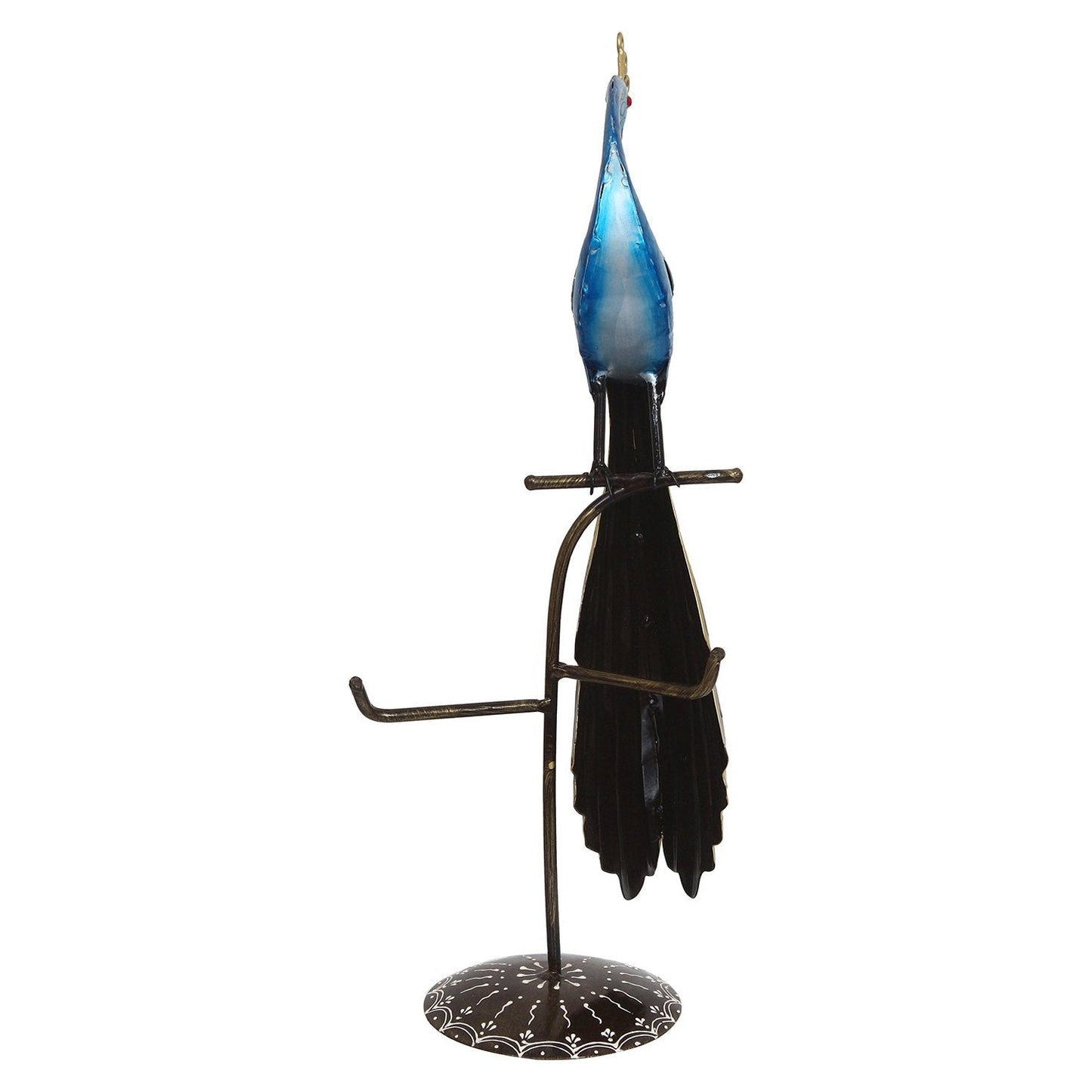 Colorful Peacock Handcrafted Iron Decorative Showpiece - ArtyCraftz