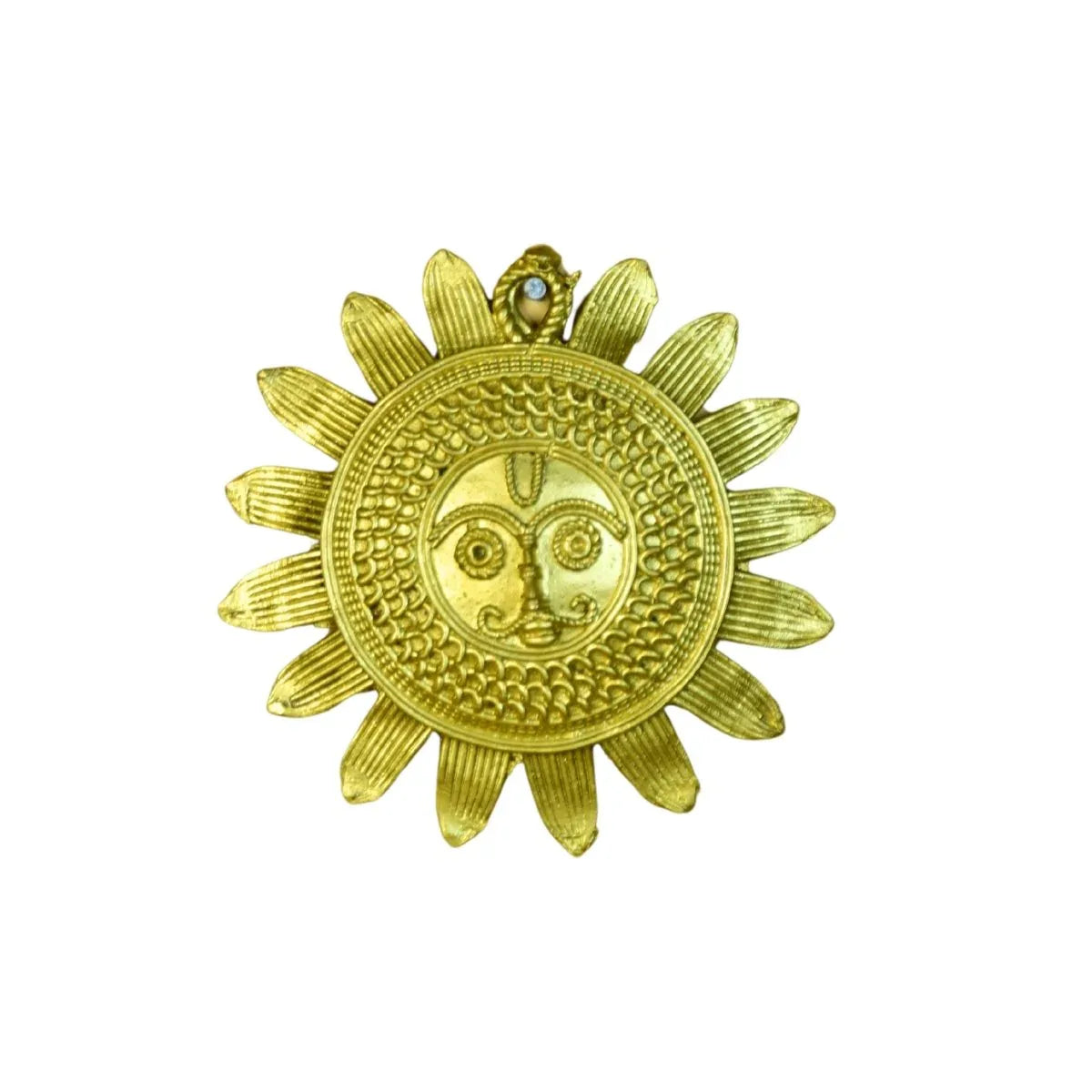 Dhokra Art Sunplate Home Decor