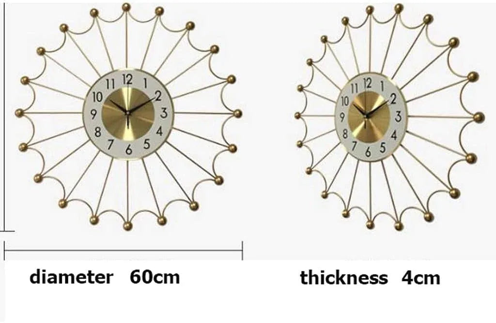 Ferris Wheel Wrought Iron Wall Clock - ArtyCraftz