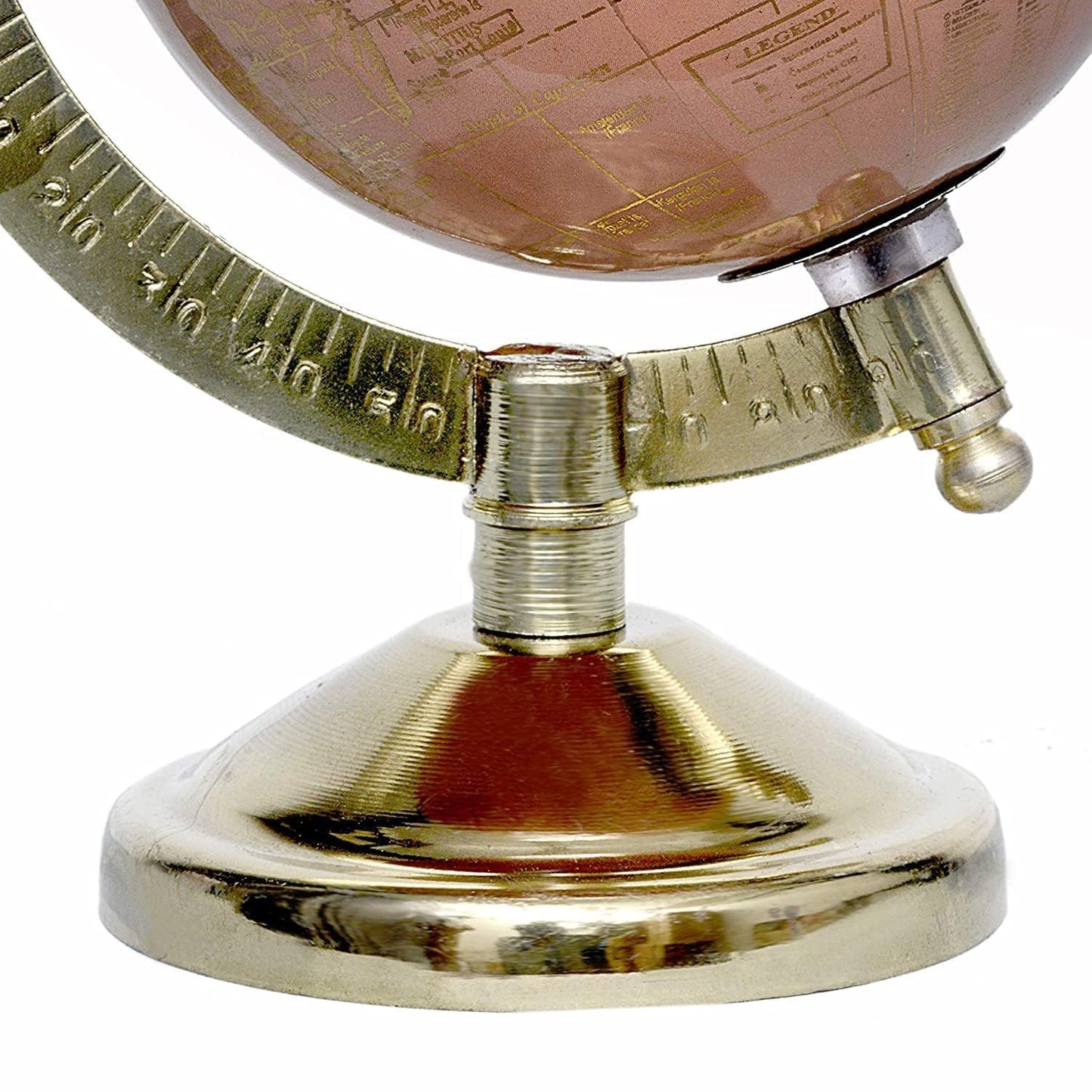 Geographical marking Educational 7 Inches Globe in Brown - ArtyCraftz