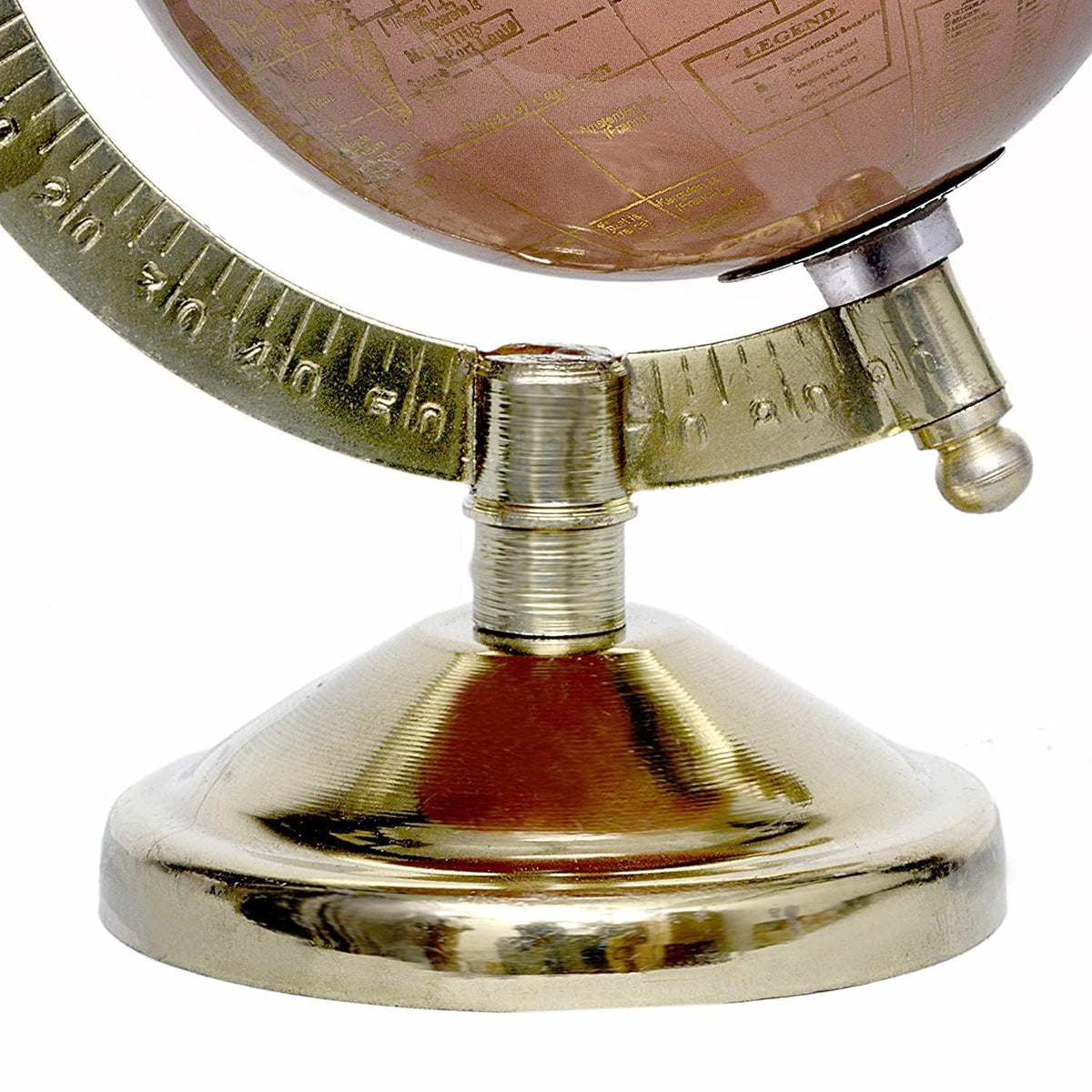 Geographical marking Educational 7 Inches Globe in Brown - ArtyCraftz