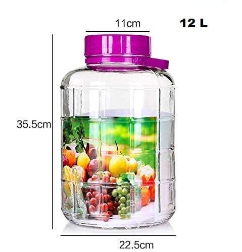 Glass Storage Jar With Handle - ArtyCraftz