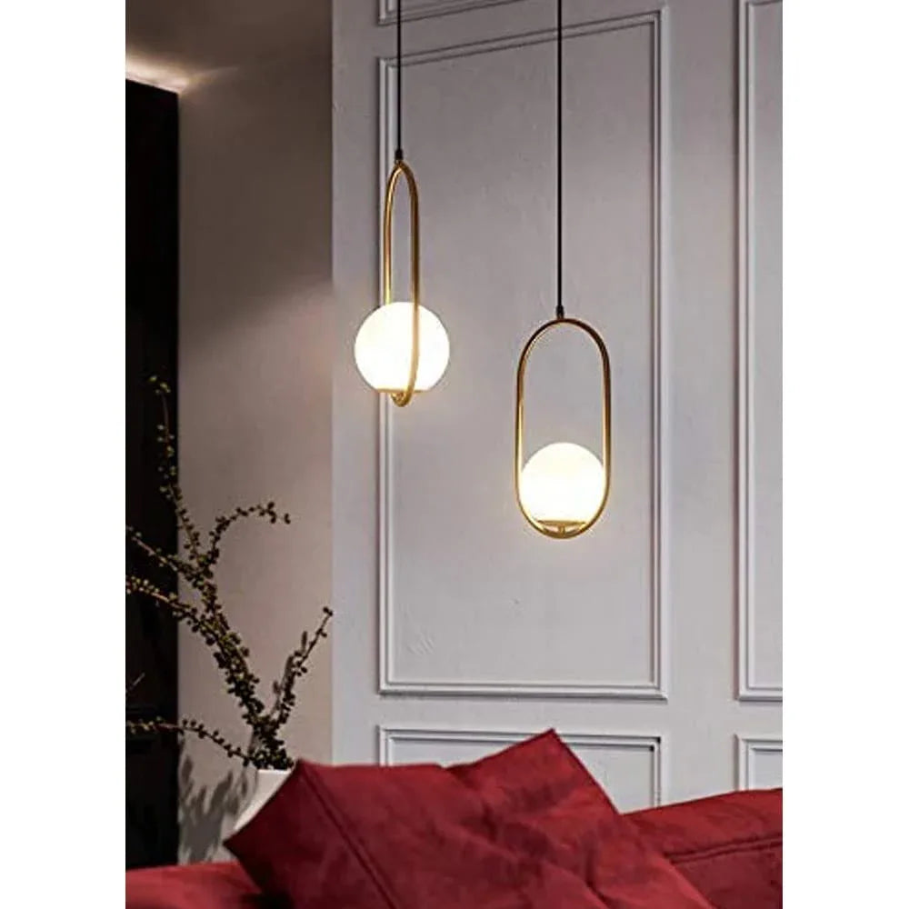 Golden Capsula Pendant Light - ArtyCraftz