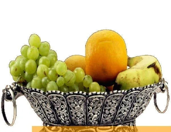 Handcrafted Metal Fruit Bowl for Home Decor - ArtyCraftz