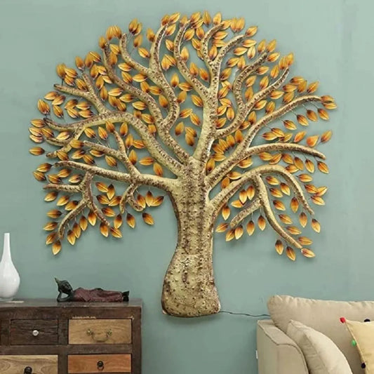 Handcrafted Metal Master Tree Wall Decor 60*3*60 Inches - ArtyCraftz.com