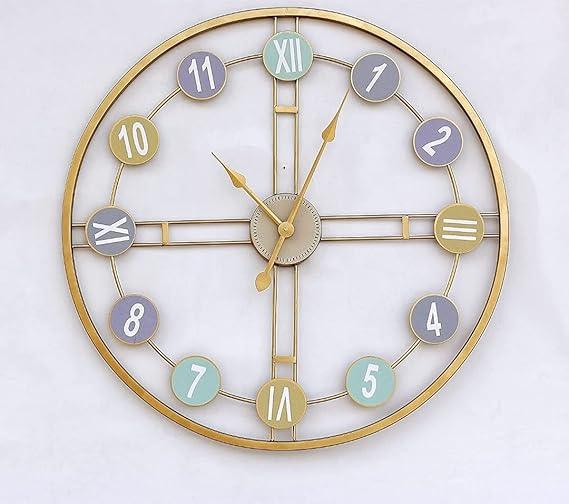 Handcrafted Metal Round Wall Clock for Home Decor and Gifting 24 Inches - ArtyCraftz