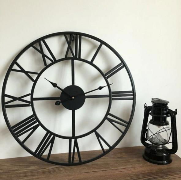Handcrafted Metal Round Wall Clock for Home Decor and Gifting 30 Inches - ArtyCraftz