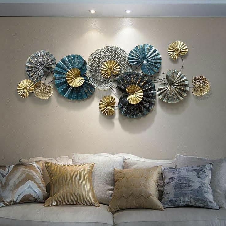 Handcrafted Metal Wall Sculpture Art Hanging Decor 50*24 Inches - ArtyCraftz