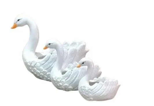 Handcrafted Polyresin Duck Set of 3 - ArtyCraftz