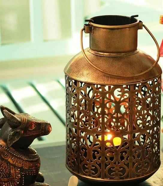 Handcrafted Barmeri Burni Pot Diya Lantern candle holder