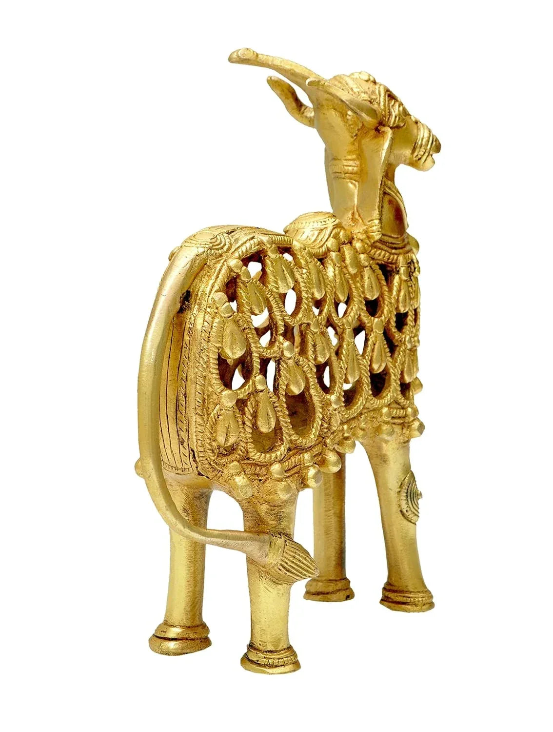Handicrafted Brass Nandi, Dhokra Jali Work - ArtyCraftz.com