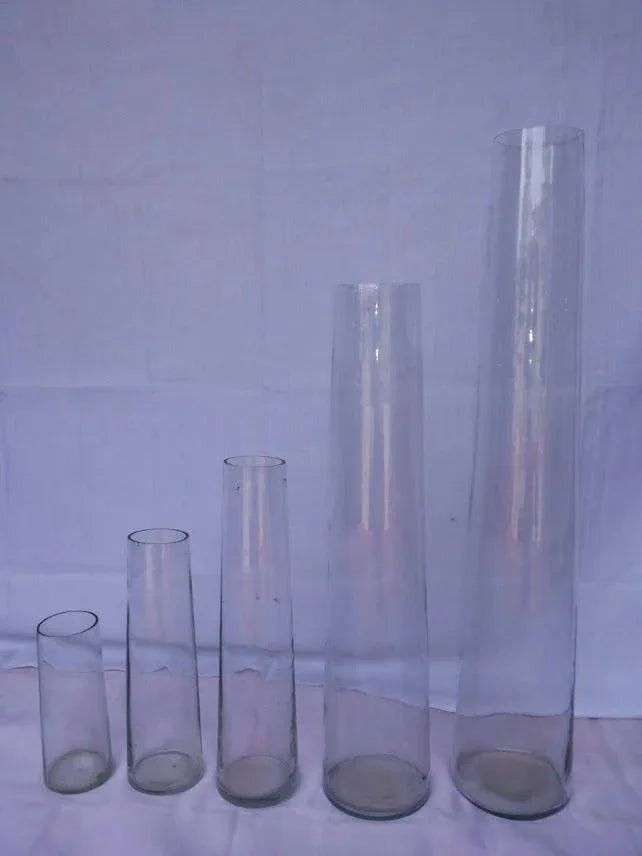 Handmade Cylinder Glass for Home Decor and Gifting Set of 5 - ArtyCraftz