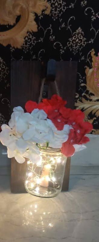 Handmade Hanging Jars for Farmhouse Kitchen Living Room House Decorations Lights - ArtyCraftz