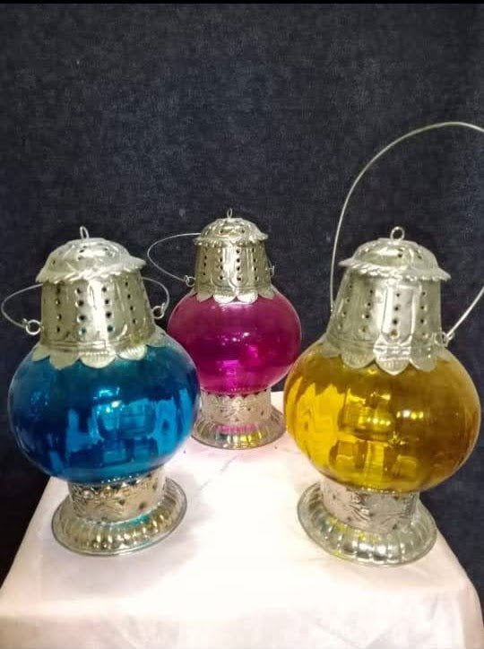 Handmade Metal Moroccan Lantern for Home Decor and Gifting Set of 3 - ArtyCraftz
