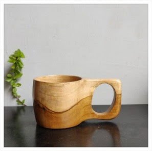 Hot Safe Teak Wood Tea Cup - ArtyCraftz