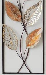 Iron Metal Handmade Decorative Wall Hanging Leaves Frame Wall Decor - ArtyCraftz