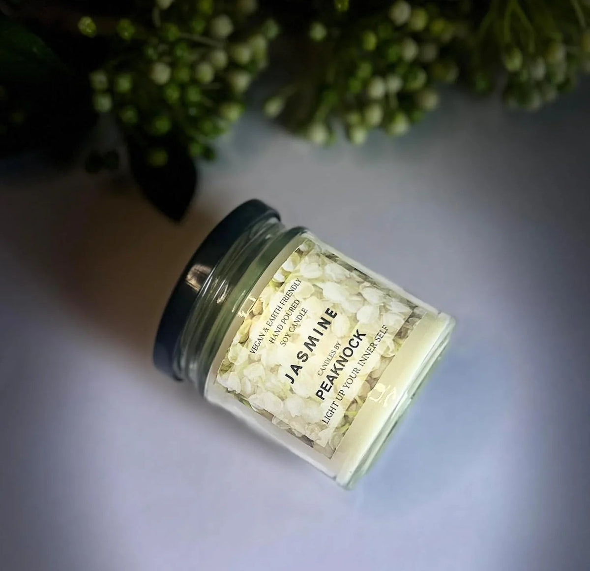 Jasmine Scented Jar Candle - ArtyCraftz