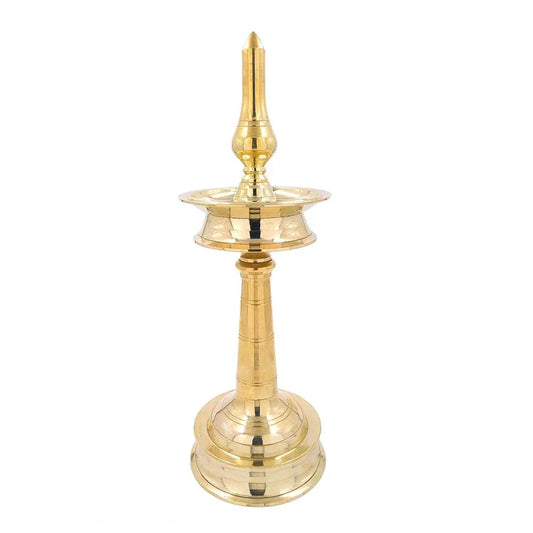 Kerala Style Brass Oil Lamp - ArtyCraftz