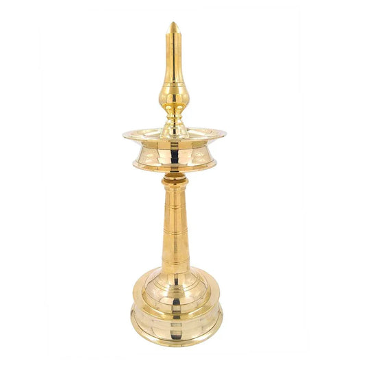 Kerala Style Brass Oil Lamp - ArtyCraftz