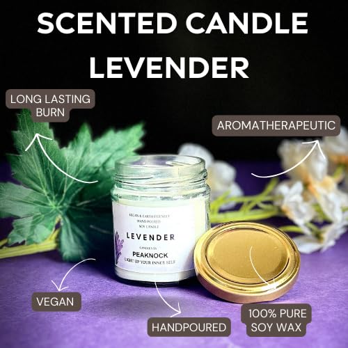 Lavender Scented Jar Candle - ArtyCraftz